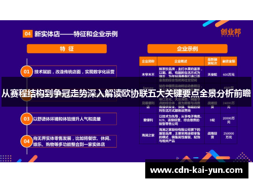 从赛程结构到争冠走势深入解读欧协联五大关键要点全景分析前瞻